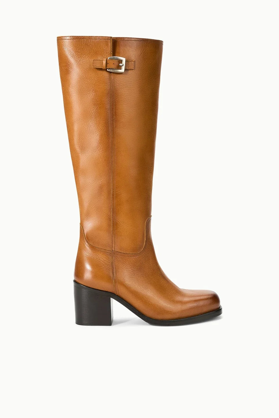 Staud Brooklyn Boot Cashew Distressed