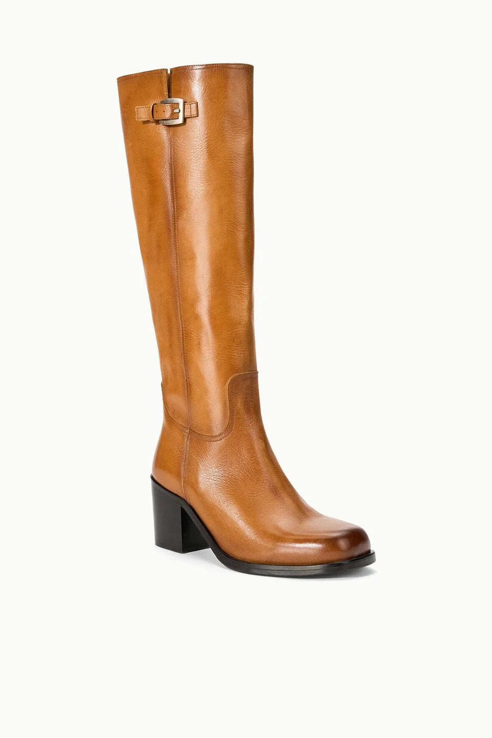 Staud Brooklyn Boot Cashew Distressed