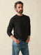 Faherty Legend™ Sweater Crew - Heathered Black