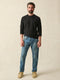 Faherty Legend™ Sweater Crew - Heathered Black