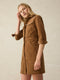 Faherty Softstretch Cord Michelle Dress - Cord Brown