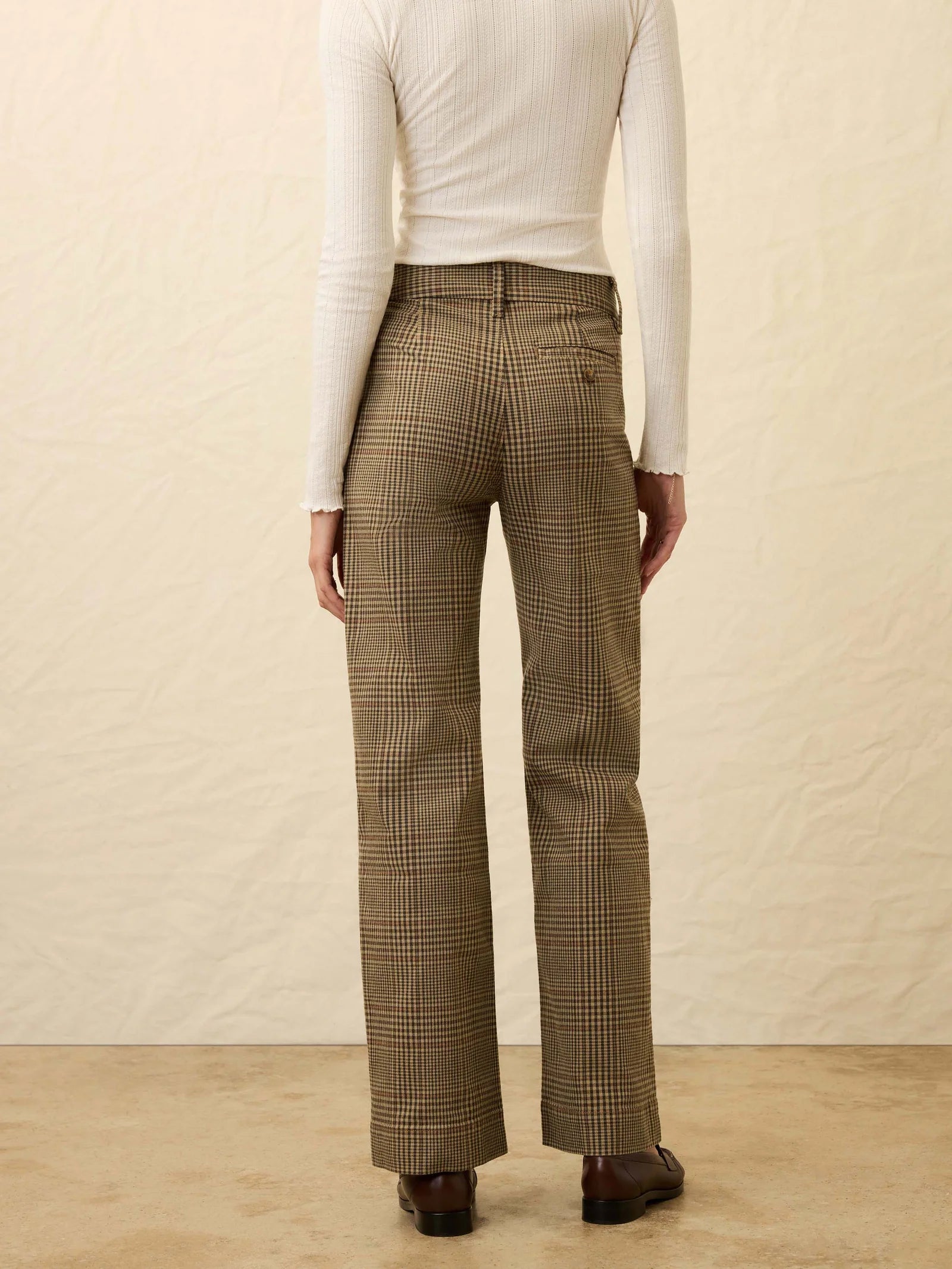 Faherty Twill Tide Slim Straight Pant - Wildwood Plaid
