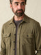 Fahery Legend Sweater Shirt  - Olive Melange Twill