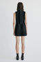 Palma Martin Fellini Suede Panel Mini Dress - Black