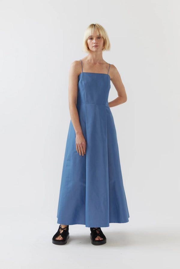 Foemina Fleur Dress - Steel Blue