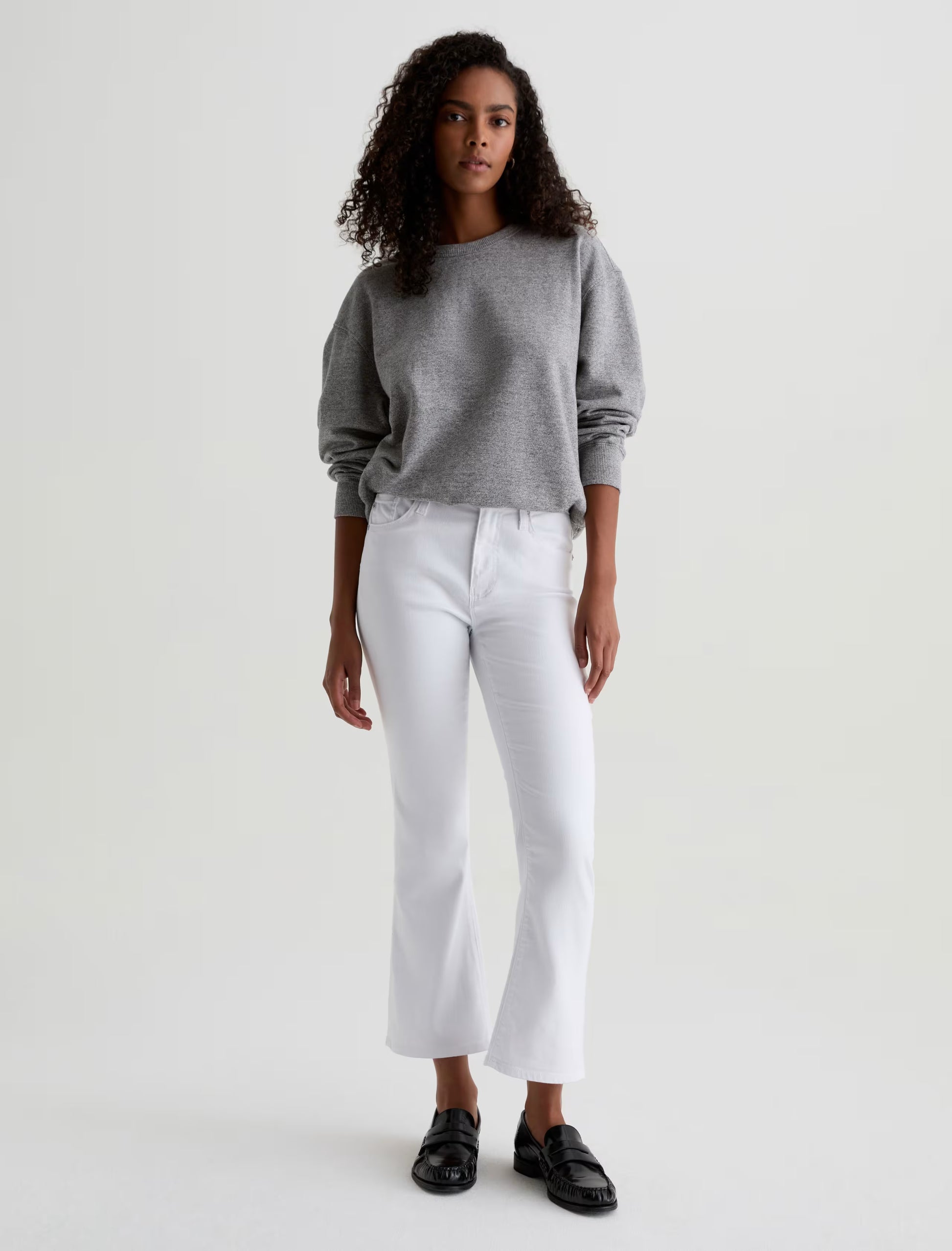 AG Farrah Boot Crop - Gallery White