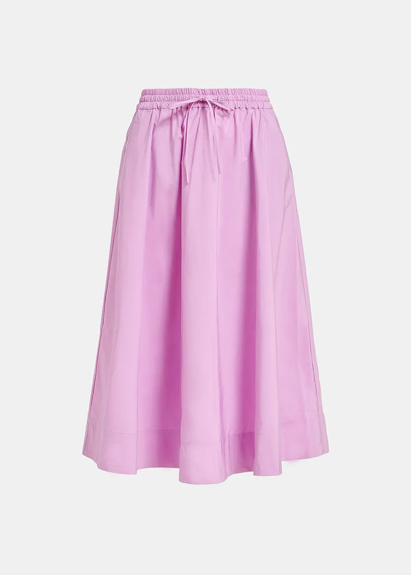 Essential Antwerp Lilac Midi-Length A-line Skirt