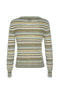 Le Superbe Cali Blend Stripe Sweater  - Aqua/Green Stripe