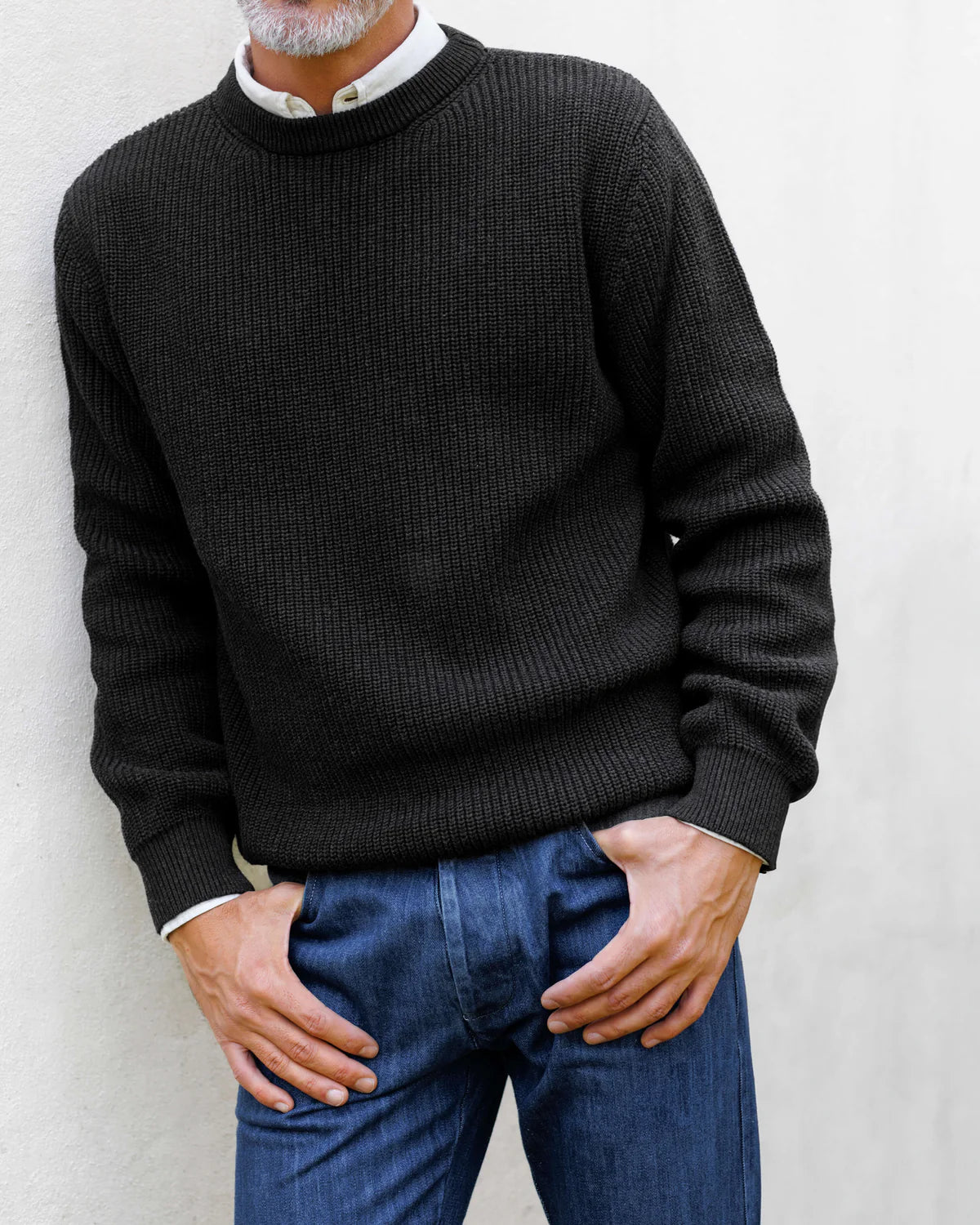 Alex Crane Bay Sweater - Black
