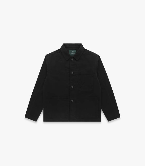 Knickerbocker Factory HBT Cotton Chore Coat - Black