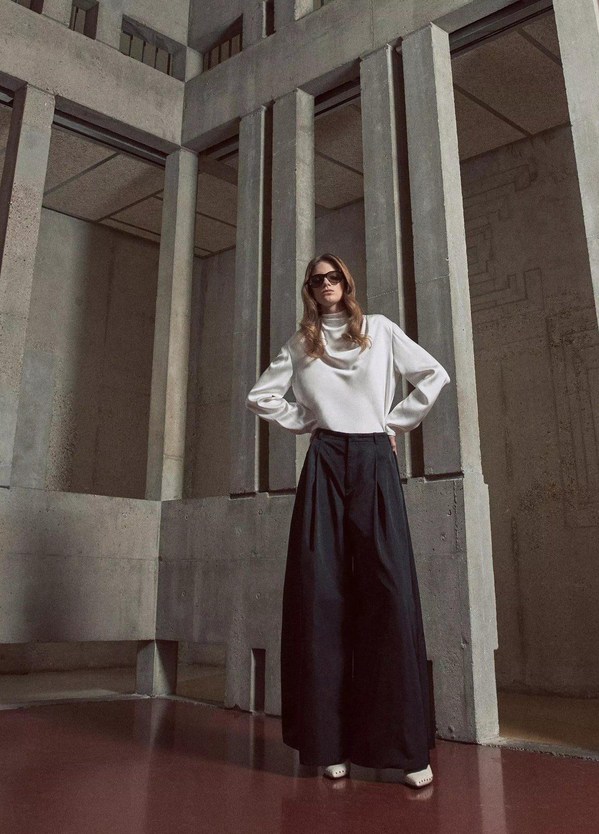 Vince Faille High-Waist Evening Pant - Black