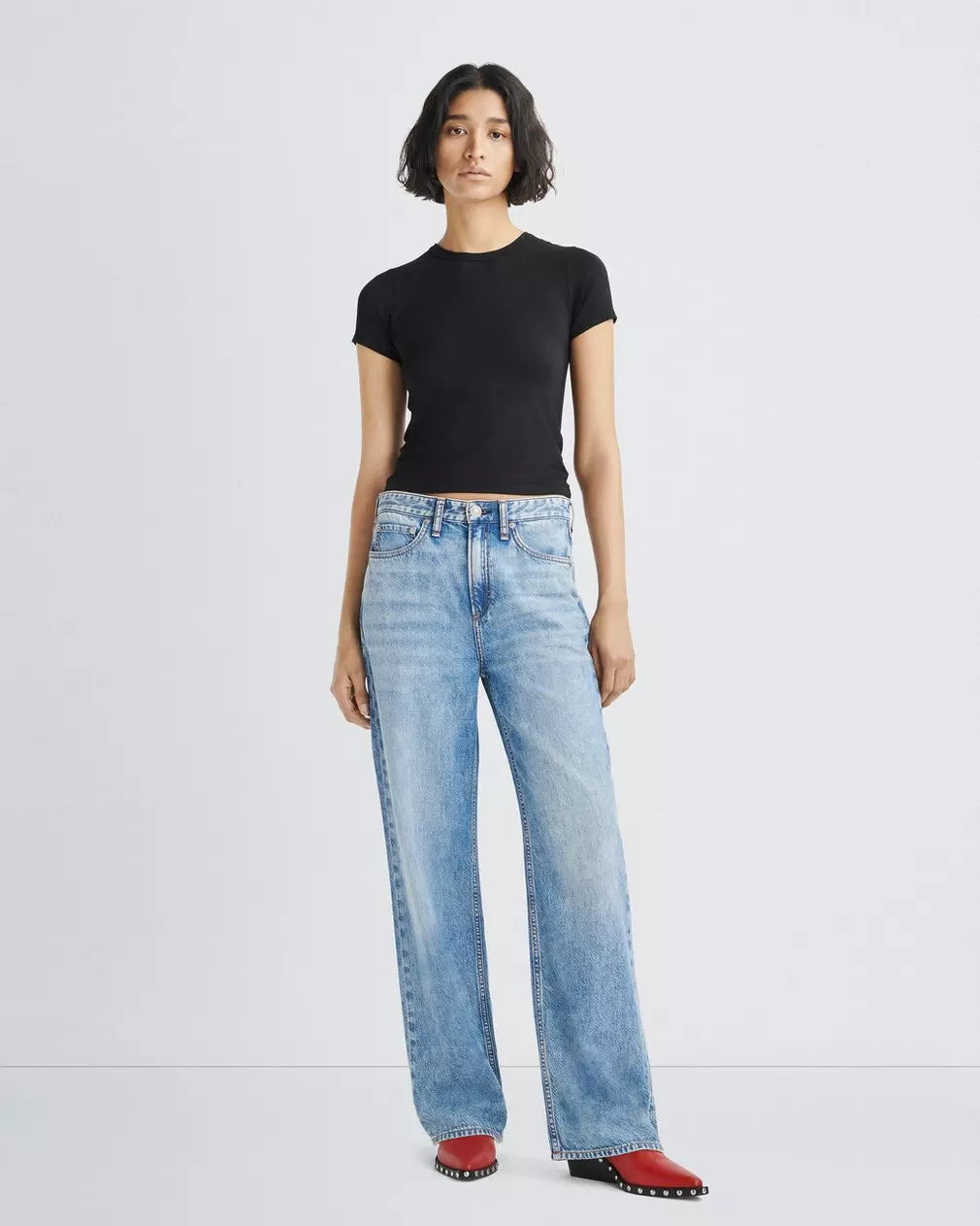 Rag & Bone Featherweight Logan Wide-Leg - Audrey – Quattro Tizi