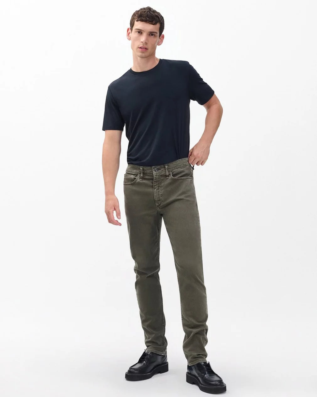 Rag & Bone Fit 2 Slim Jeans- Dark Shadow