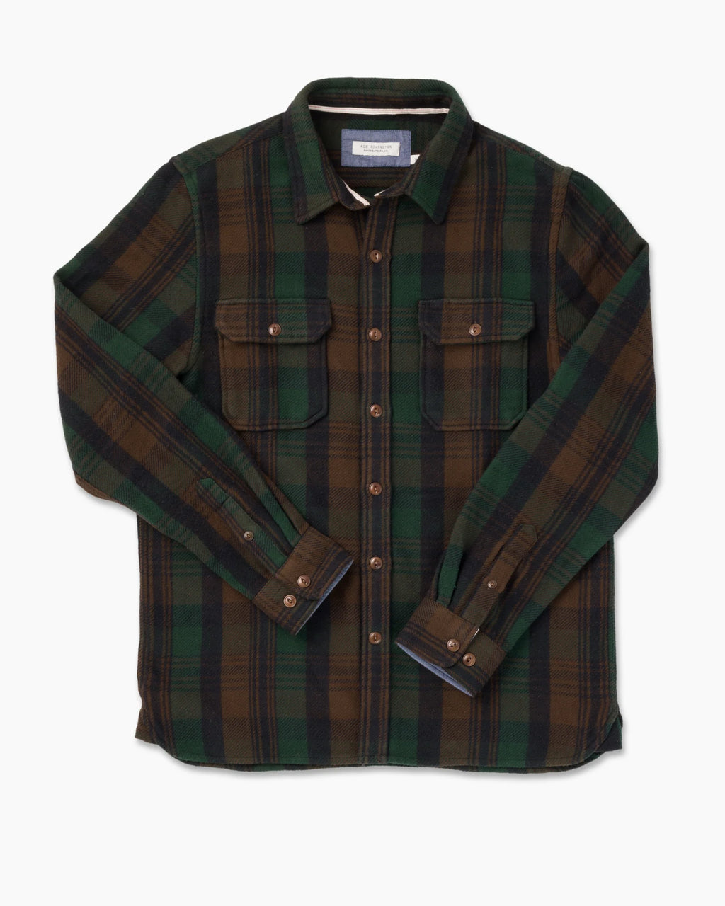 Ace Rivington Winter Flannel Utility Shirt - Deepwood Forest