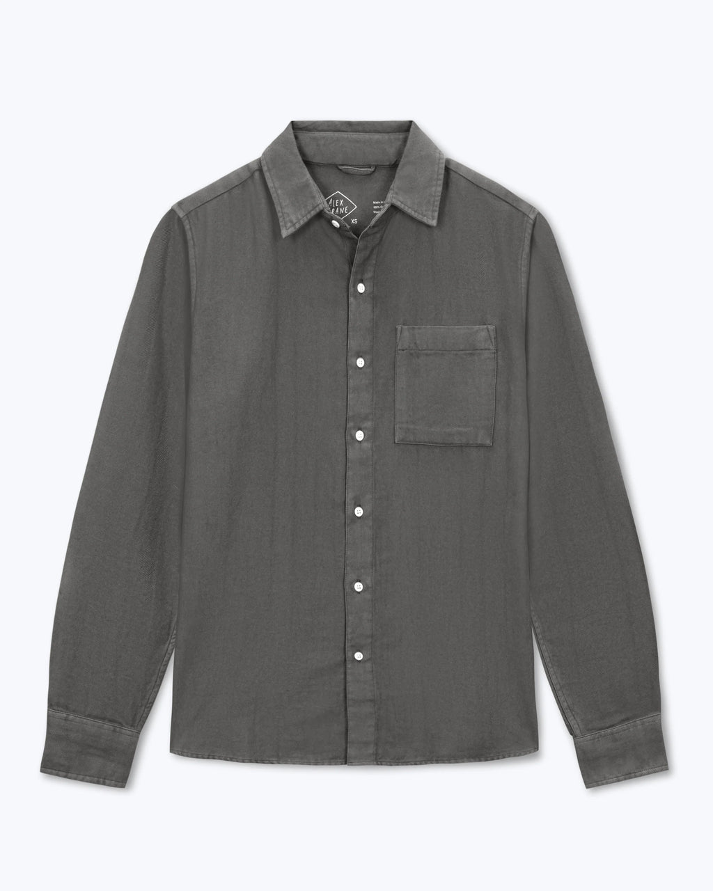 Alex Crane Herringbone Flannel - Slate