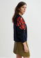 Essentiel Antwerp Navy Sweatshirt W/ Sequin & Beads