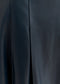 Essentiel Antwerp Navy Blue Faux Leather Midi Skirt