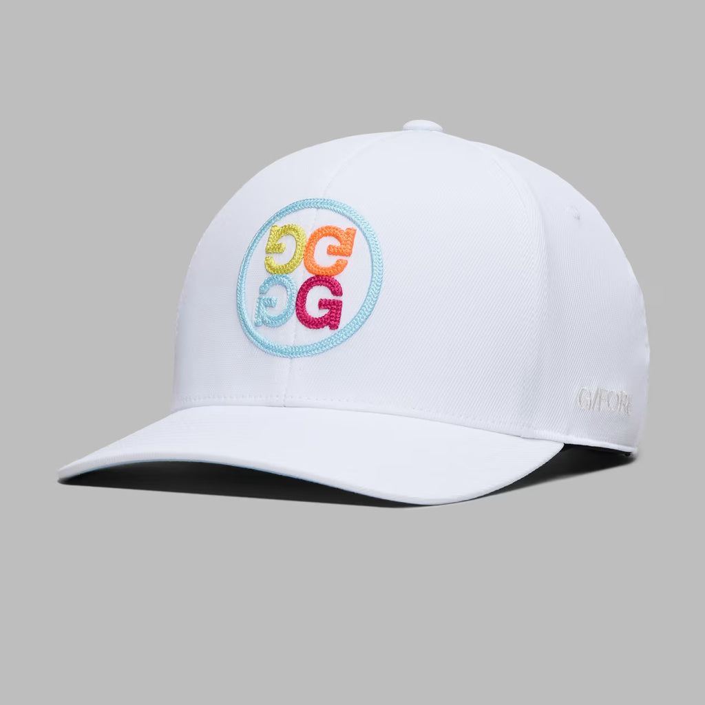 G/FORE Chainstitch Circle G's Contrast Hat  - Snow / Multi