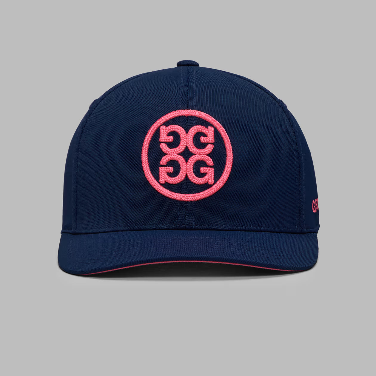 G/FORE Chainstitch Circle G's Contrast Hat - Twilight / Knockout Pink