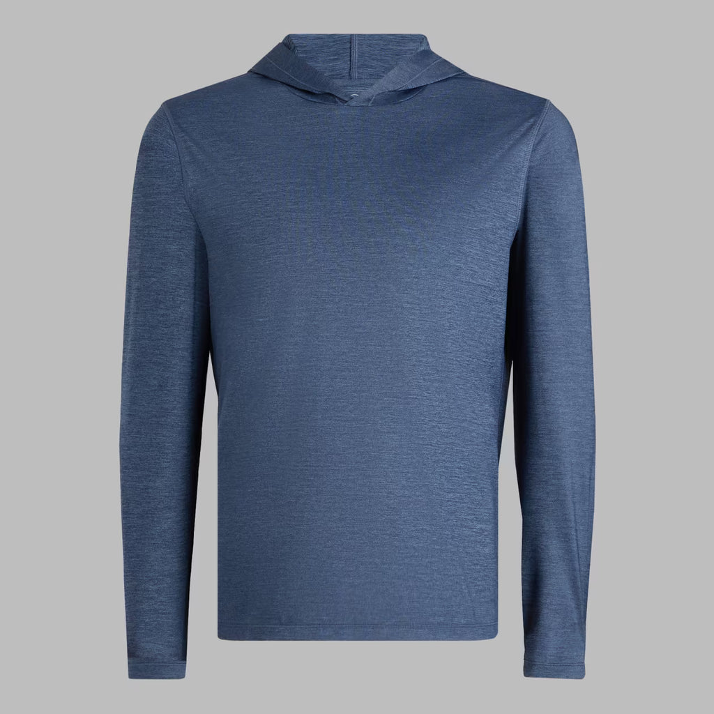 G/FORE Mélange Ice Nylon Hoodie - Twilight Melange