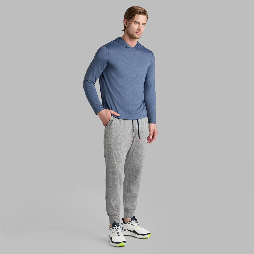 G/FORE Mélange Ice Nylon Hoodie - Twilight Melange