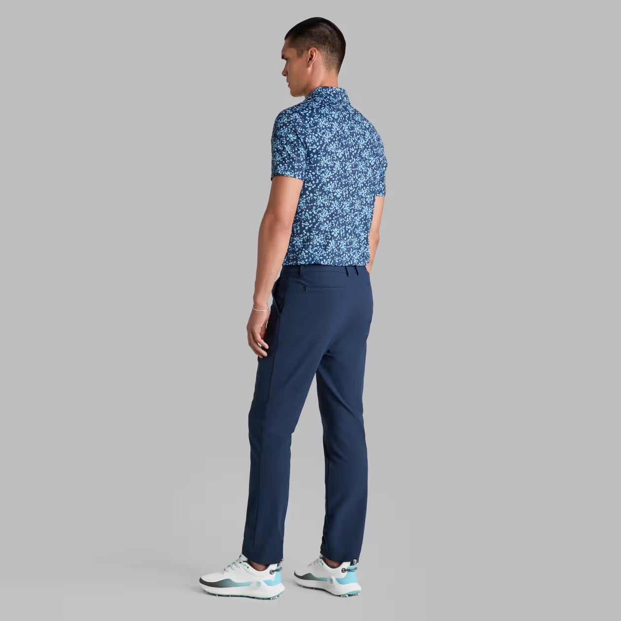 G/FORE Scattered Ditzy Tech Jersey Polo  - Azul