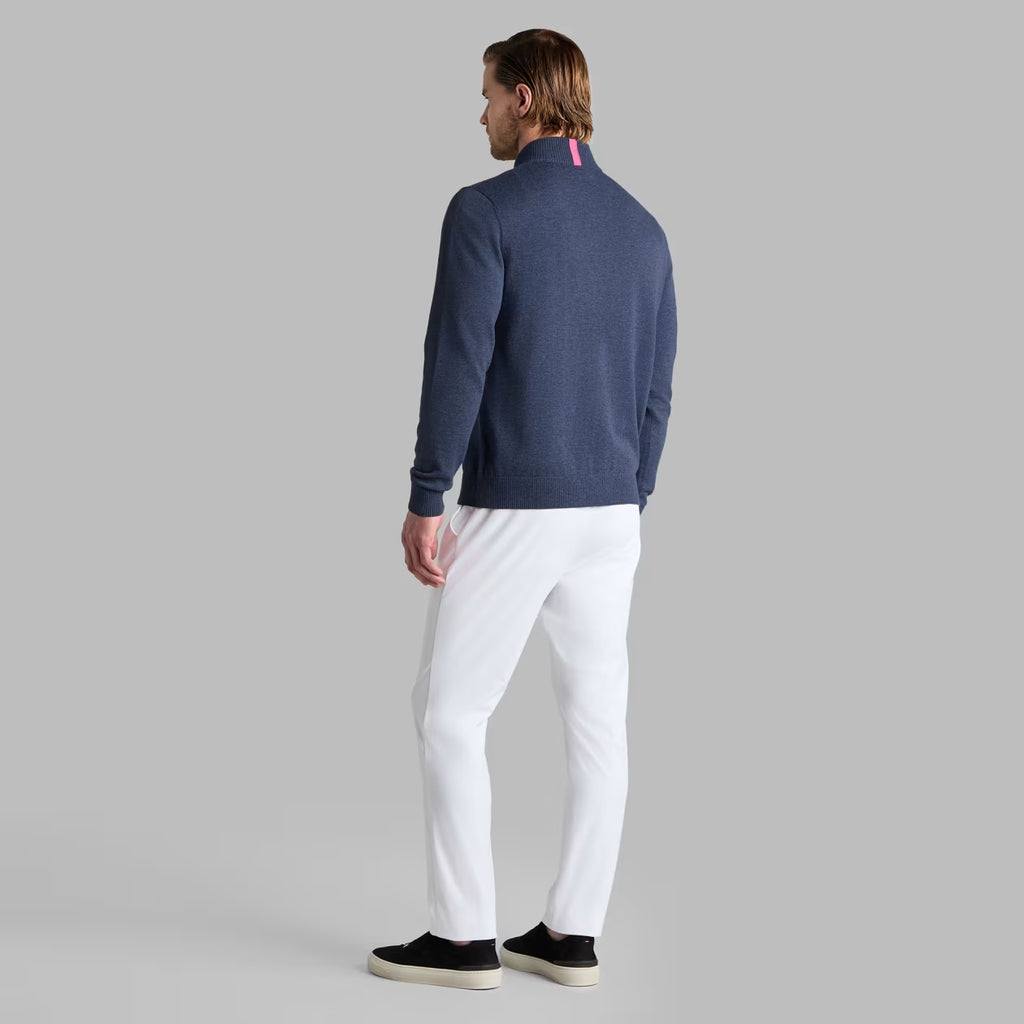 G/FORE Cooling Cotton 1/4 Zip Sweater  - Haze Melange
