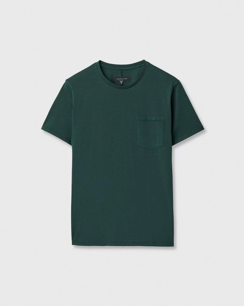 Rag & Bone Garment-Dyed Pocket Tee - Hidden Forest