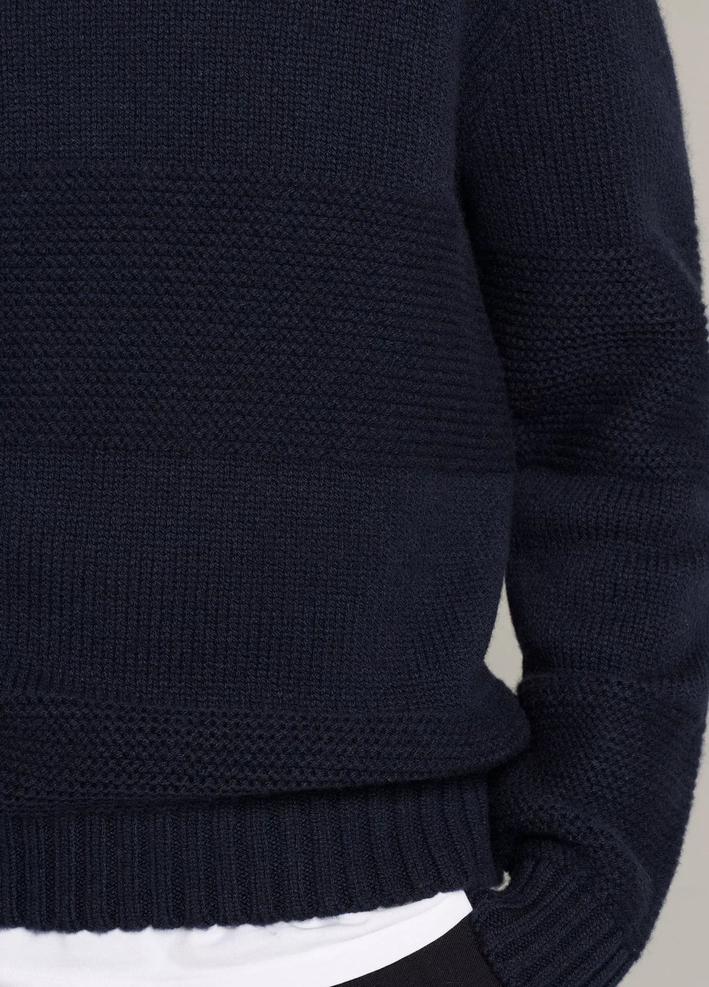 Vince Garter Rugby Wool Sweater - Coastal