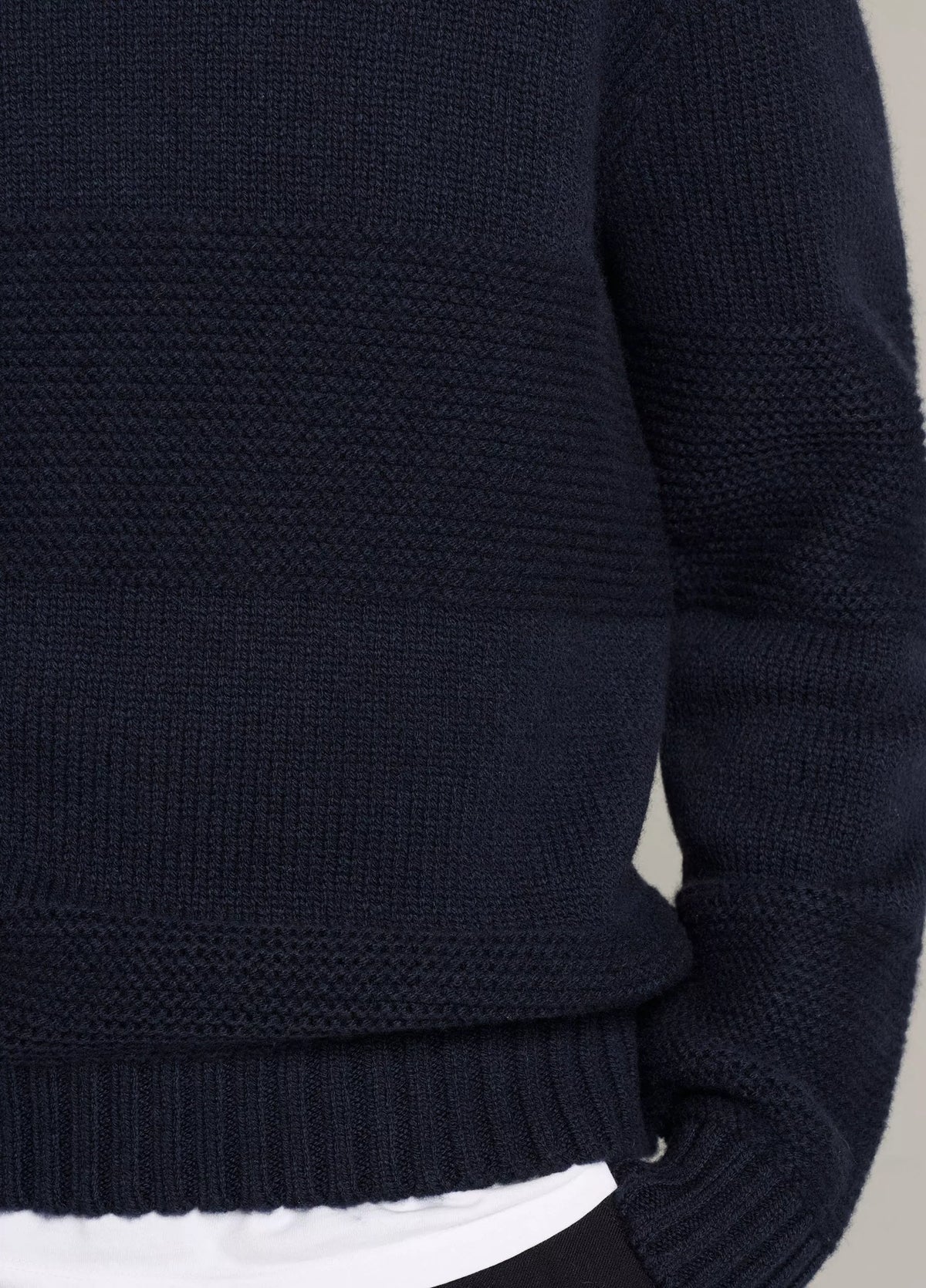 Vince Garter Rugby Wool Sweater - Coastal