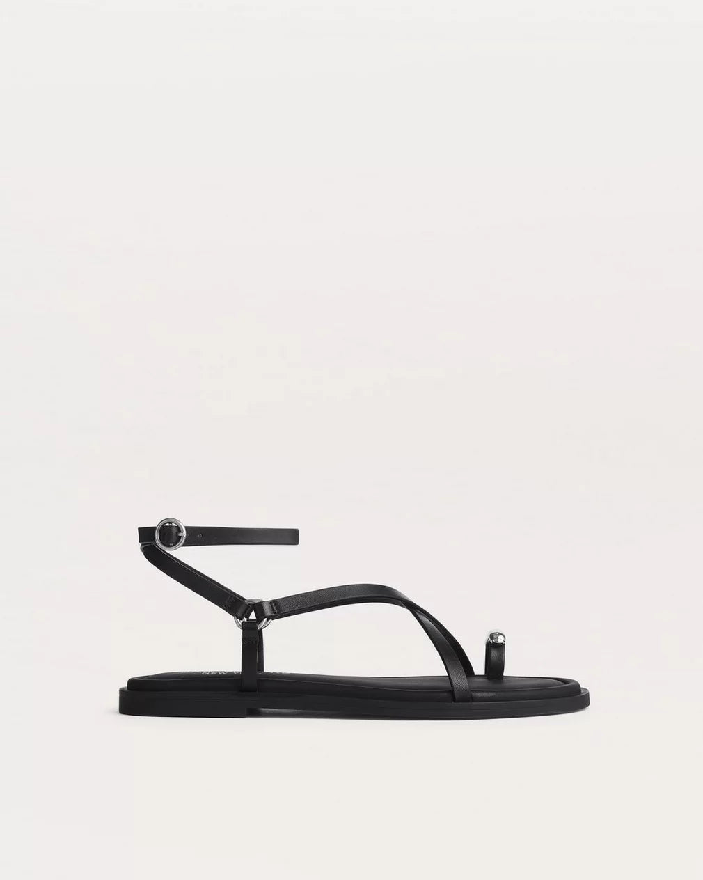 Rag & Bone Geo Toe Ring Sandal- Black