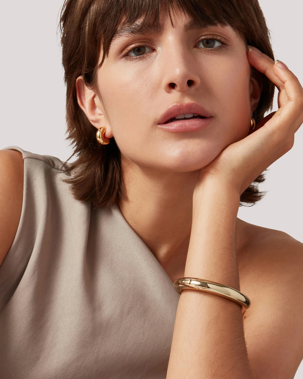Jenny Bird Gia Mega Bangle - Gold