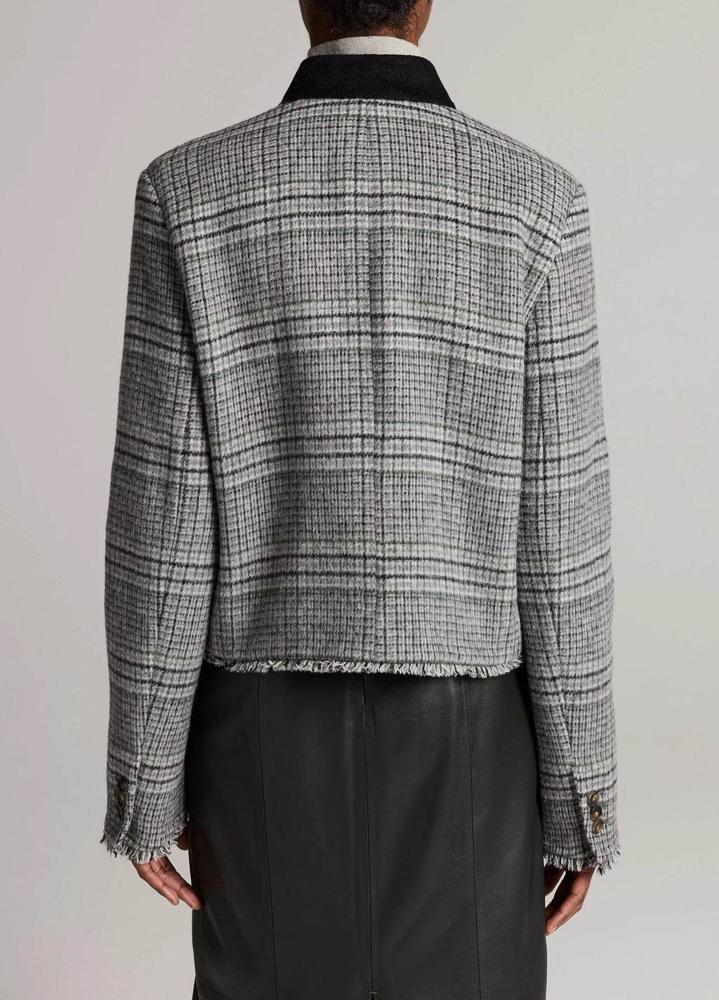 Vince Glen Plaid Wool Jacket