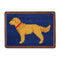 Smathers & Branson Golden Retriever Card Wallet (Classic Navy)