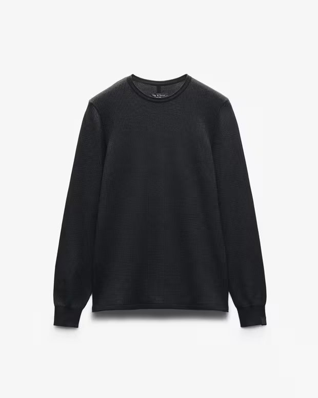 Rag & Bone Gregory Crewneck Sweater - Black