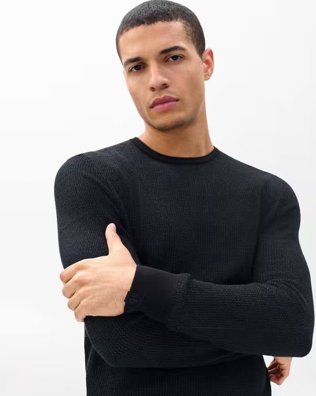 Rag & Bone Gregory Crewneck Sweater - Black