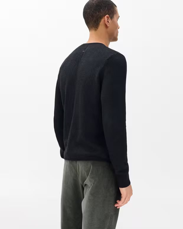 Rag & Bone Gregory Crewneck Sweater - Black