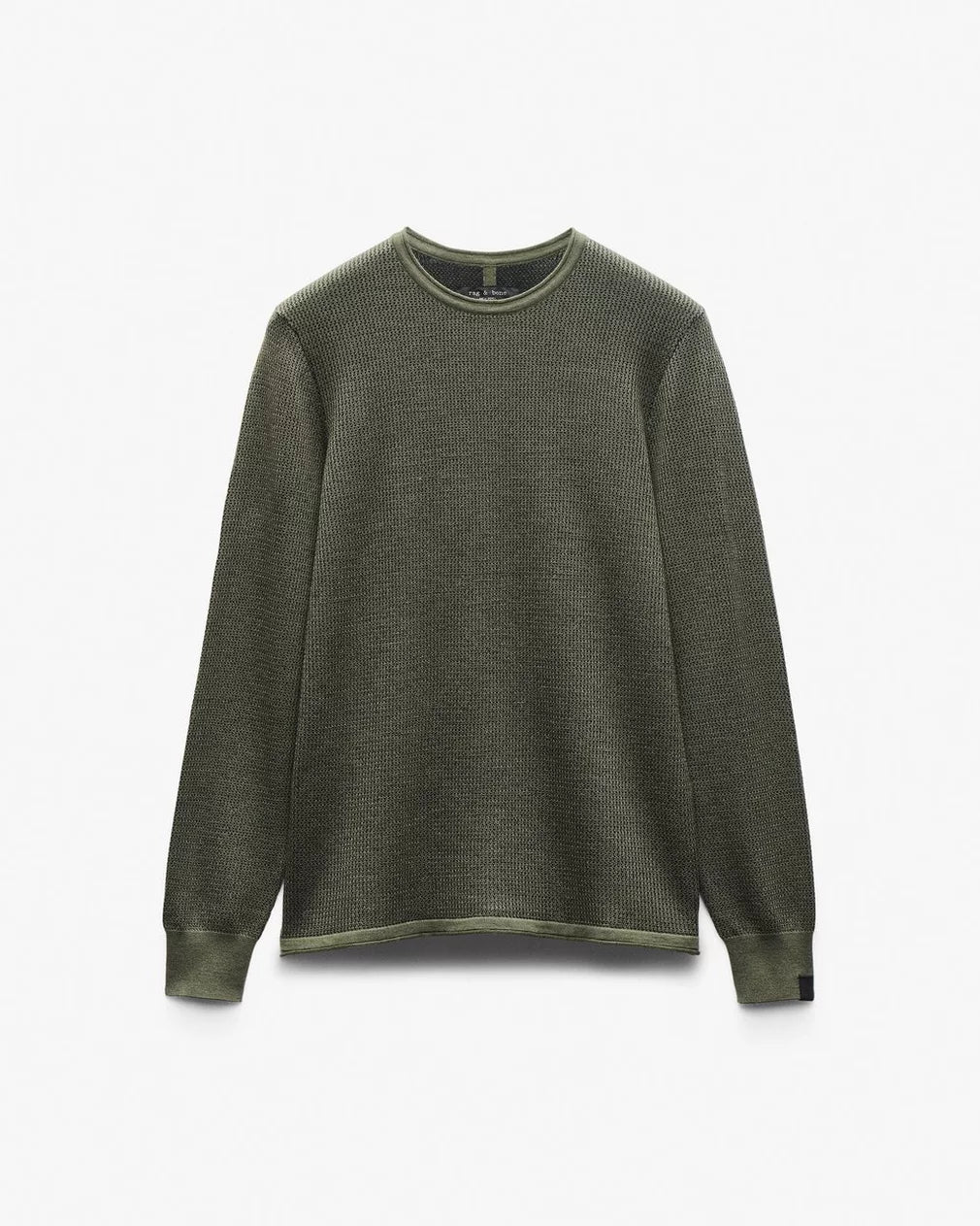 Rag & Bone Gregory Crewneck Sweater - Dark Green