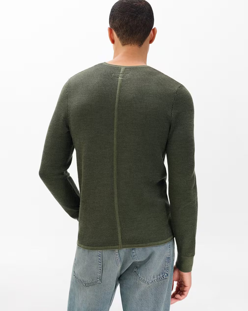 Rag & Bone Gregory Crewneck Sweater - Dark Green