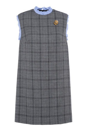 Tela Guava Dress - Dark Blue & Melange Grey