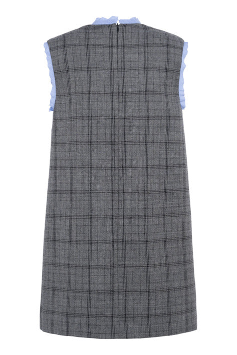 Tela Guava Dress - Dark Blue & Melange Grey