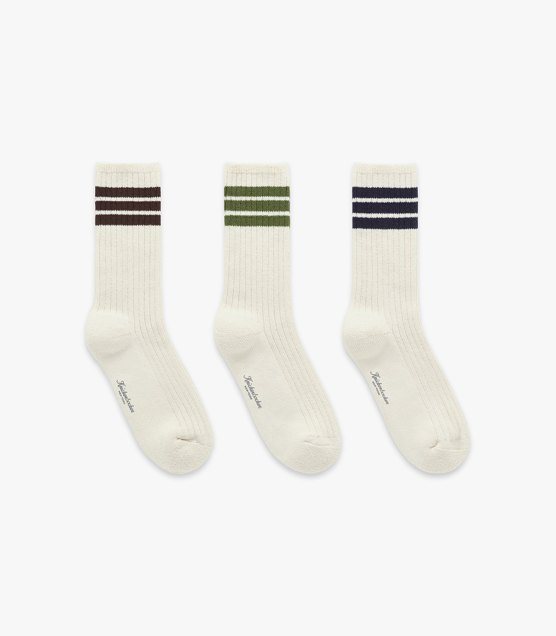 Knickerbocker Gym Rib Socks - 3-Pack