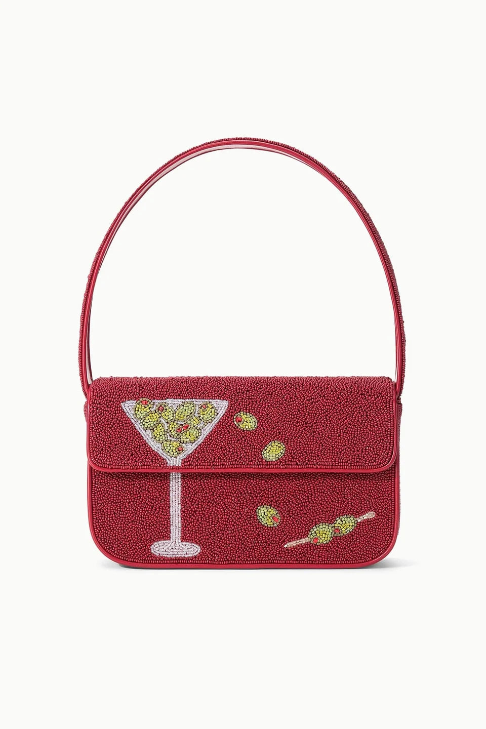 Staud Tommy Beaded Bag - Extra Dirty