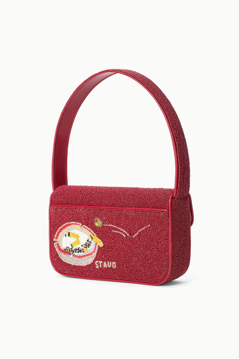 Staud Tommy Beaded Bag - Extra Dirty