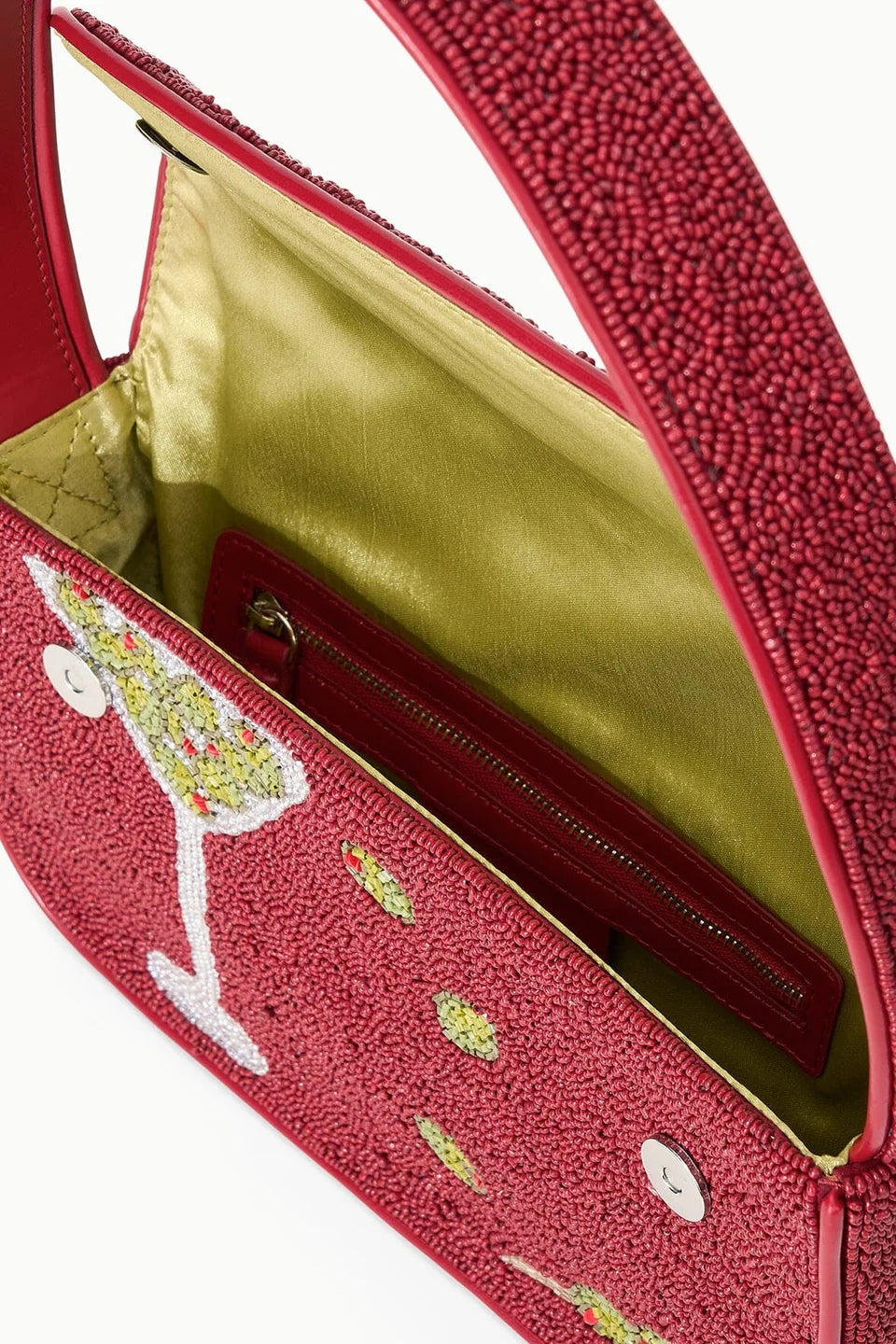 Staud Tommy Beaded Bag - Extra Dirty