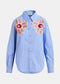 Essentiel Antwerp Sequin-embroidered shirt