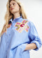 Essentiel Antwerp Sequin-embroidered shirt