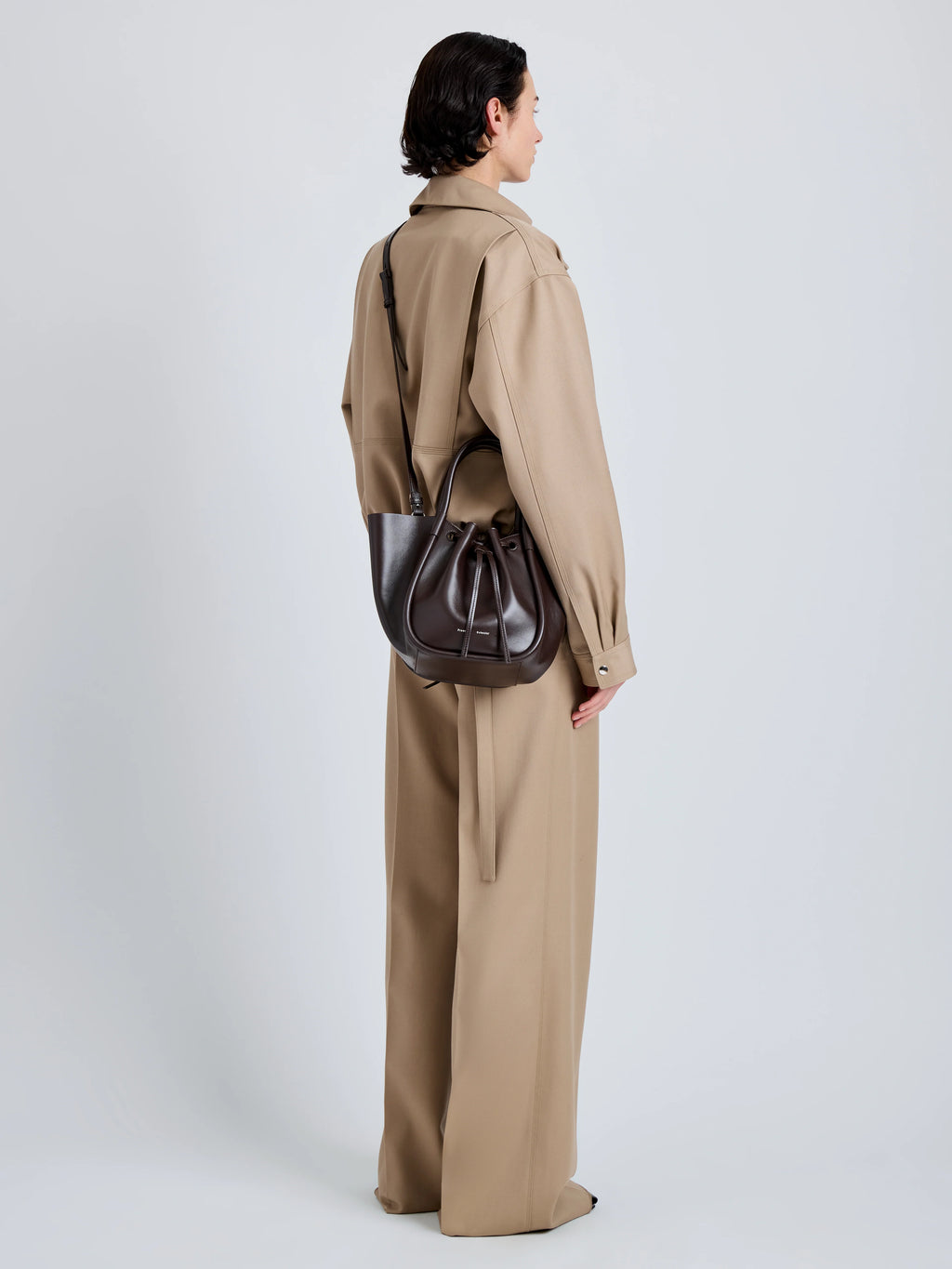 Proenza Schouler Small Ruched Tote - Espresso