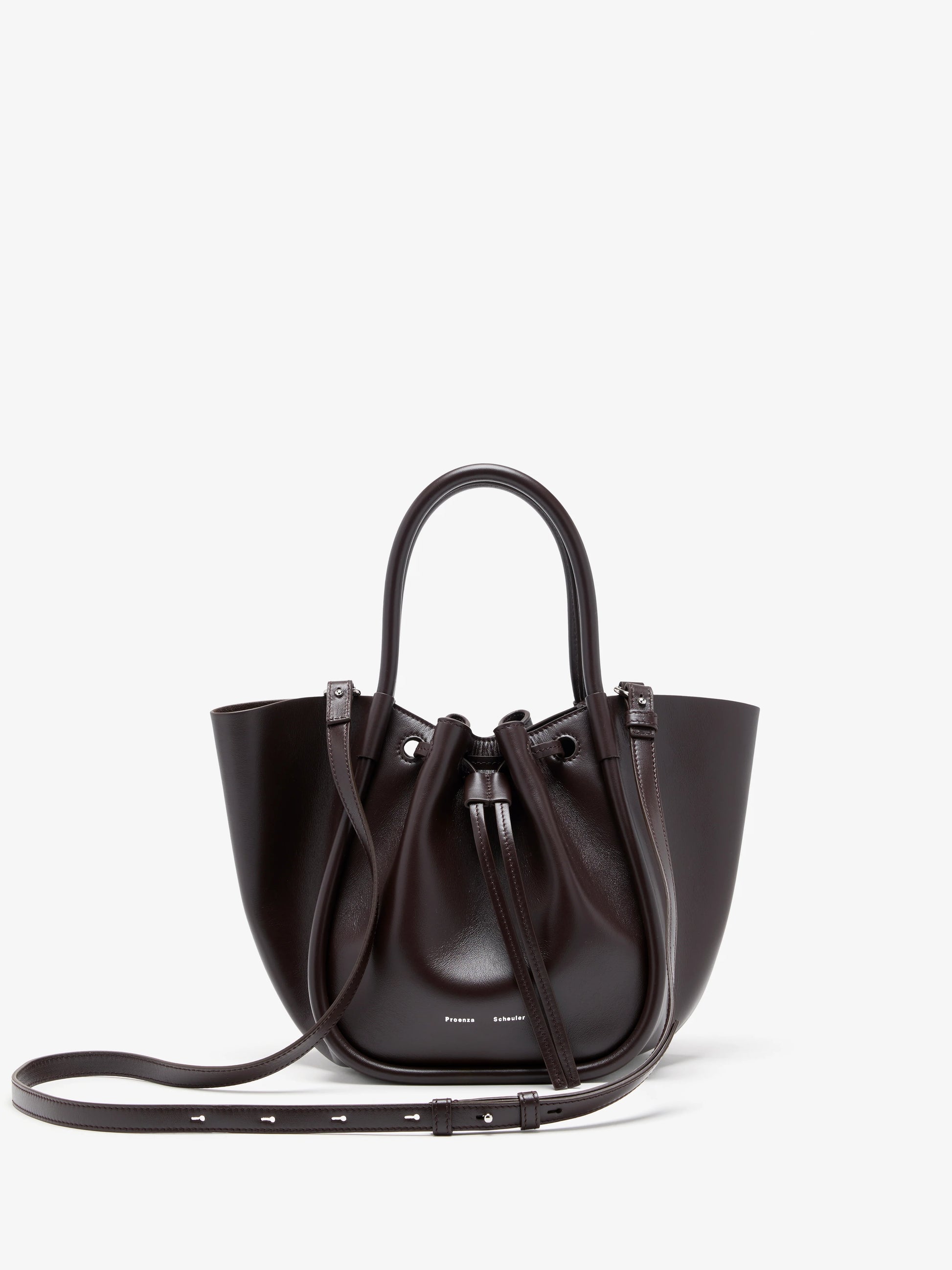 Proenza Schouler Small Ruched Tote - Espresso
