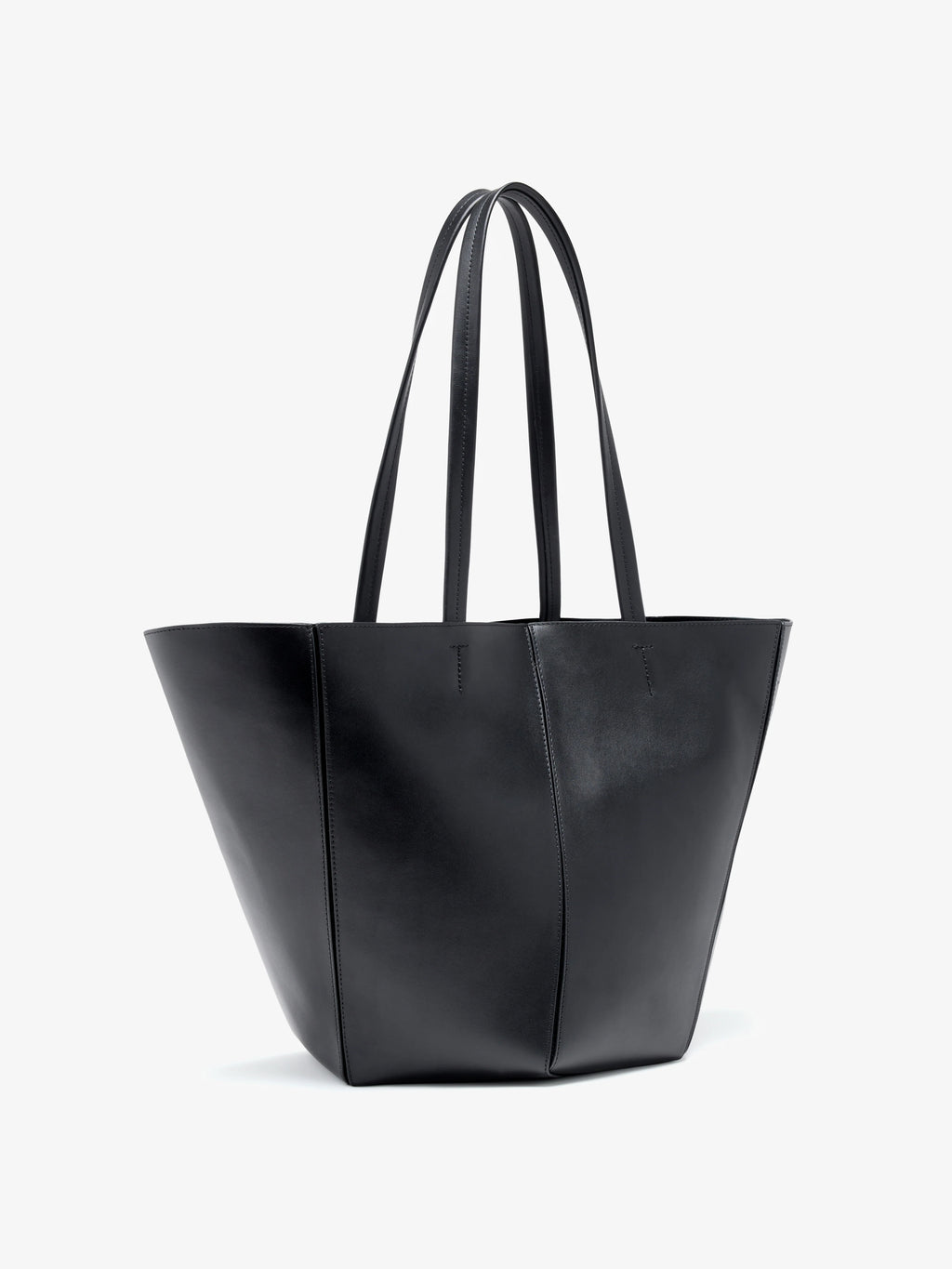Proenza Schouler Hex Tote in Smooth Calf - Black